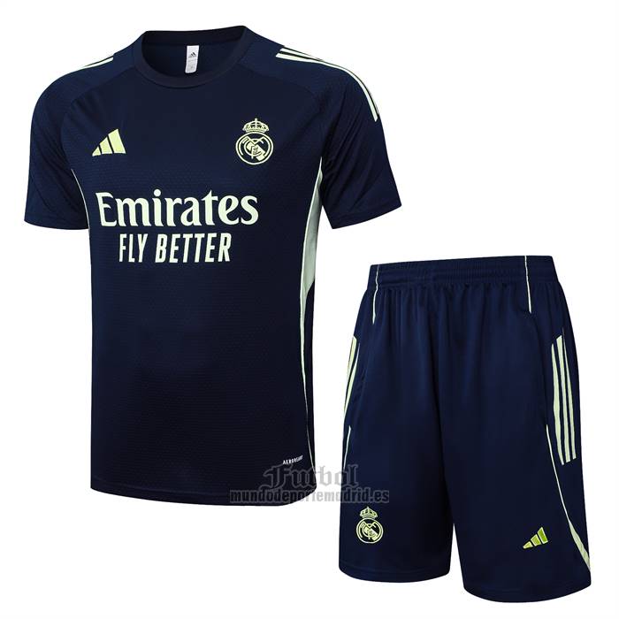 Chandal del Real Madrid Manga Corta 2025-2026 Azul - Pantalon Corto